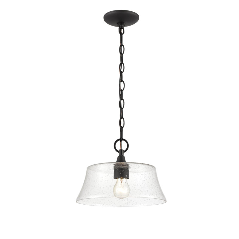 Parral 1 - Light Single Pendant, Matte Black