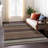 Machine Washable Indoor/Outdoor Lockway ACN2427 Stripes Rug-1588852541