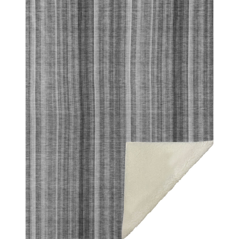 Jeté en sherpa Addison, Gris