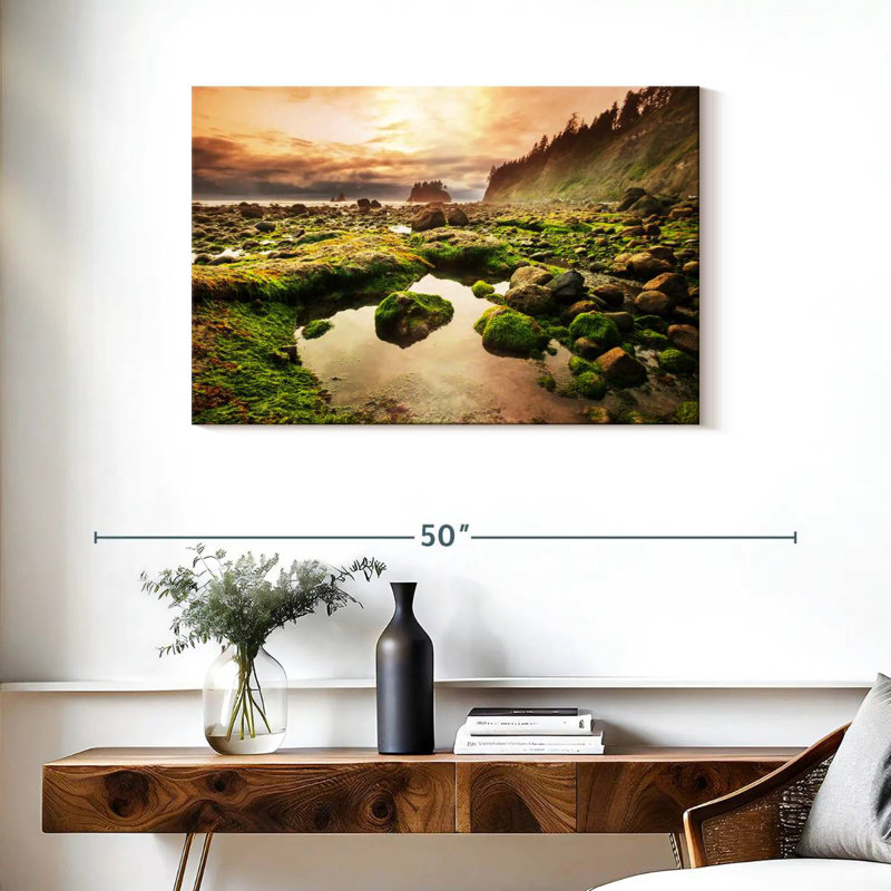 Gillard Olympic Park Mossy Rocks, 24" H x 36" W