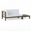 Ensemble de causeuse et table basse d'extérieur en bois d'acacia Seana-69842595-69842596-101249910