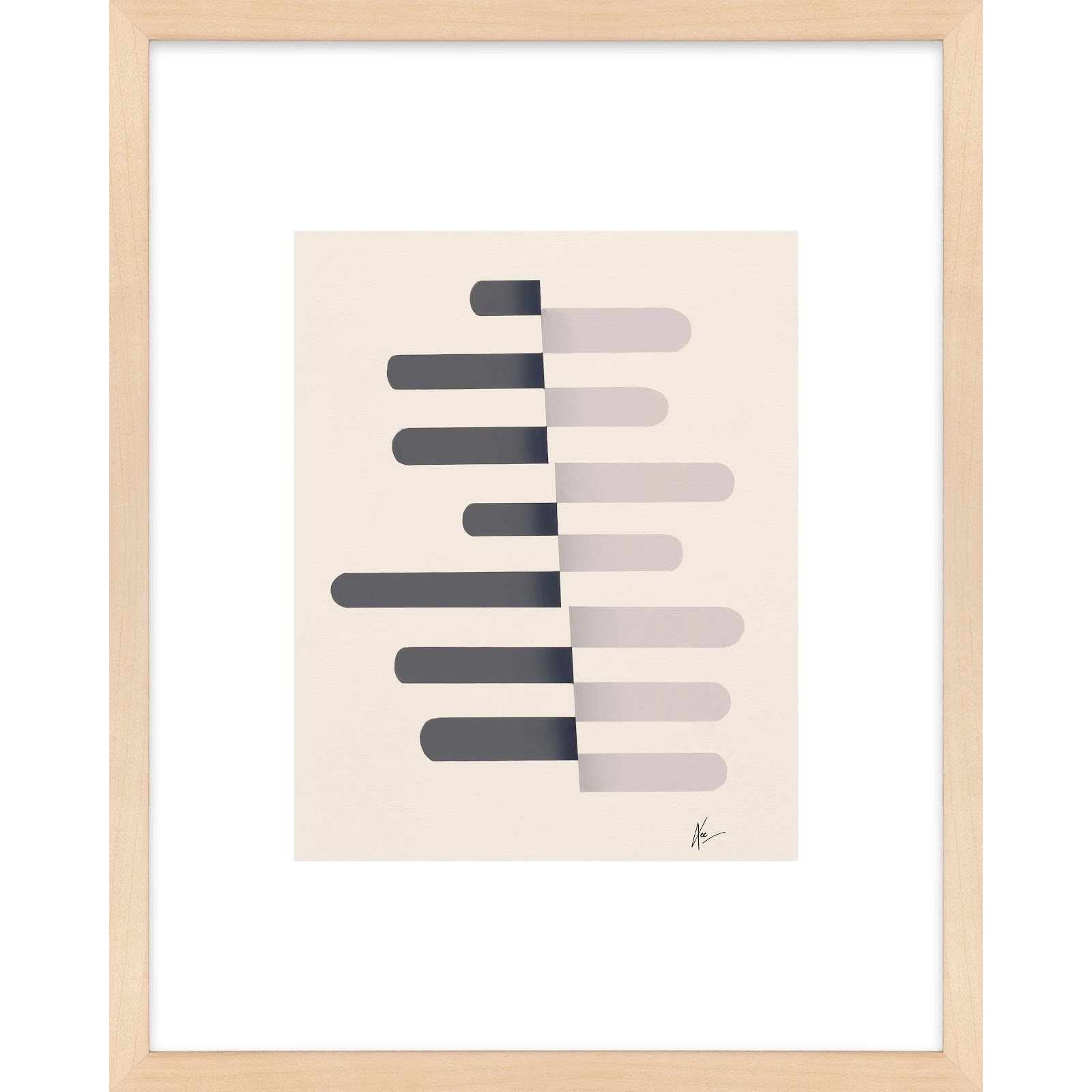 Flora 4 by Lee Lessem, Brown, 50" H x 40" W x 1.25" D