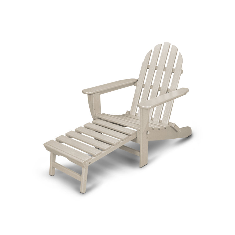 Chaise Adirondack d'extérieur en PEHD Classics, Sable
