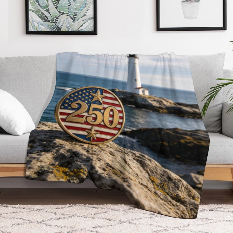 Jeté en flanelle de luxe American Design, 30x40in