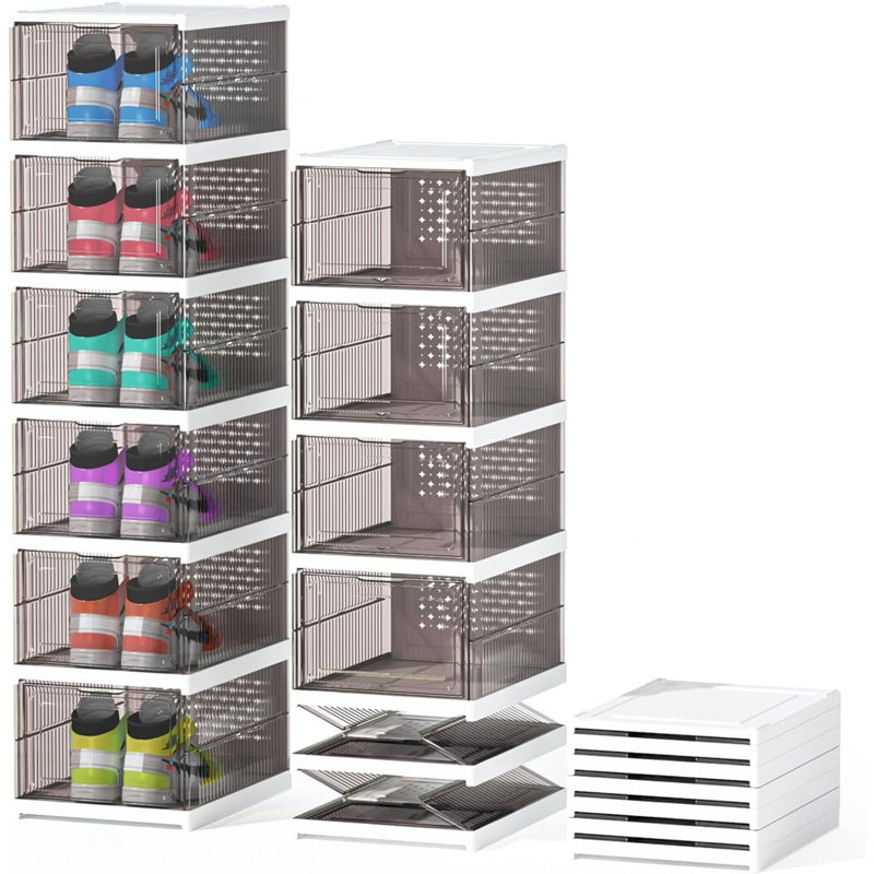 6 Pair Shoe Storage Box