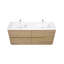 Meuble-lavabo autoportant de 72 po avec double lavabo, meuble-lavabo avec comptoir en résine de pierre et tiroirs à fermeture en douceur-997699506-997699504