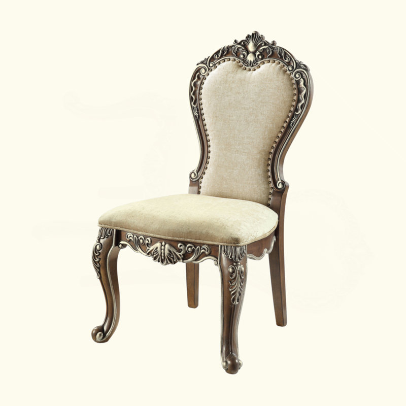 Chaise sans accoudoirs Latisha (ensemble de 2), Chêne
