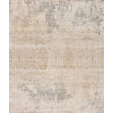 Avant Hand Knotted Area Rug in Pioneer Ivory