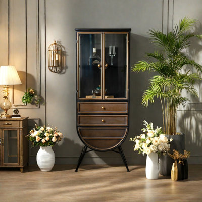 American industrial style bookcase