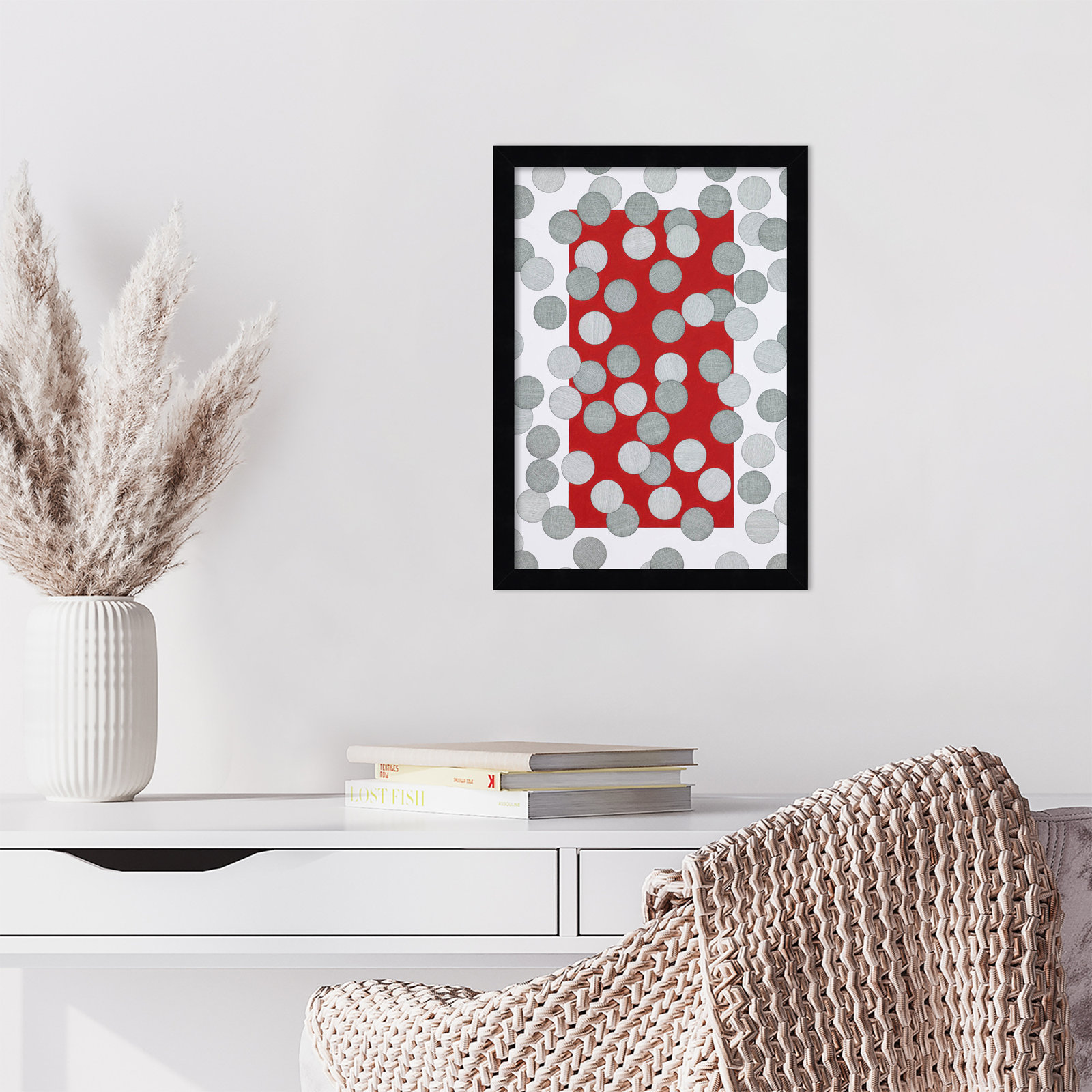 Over the Hills and Far Away Print, Black, 17" H x 12" W x 1" D