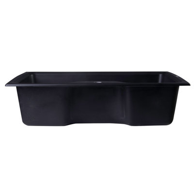 34.63'' L Single Bowl Granite Kitchen Sink