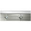 Console en miroir argent Hessa avec incrustation de faux strass