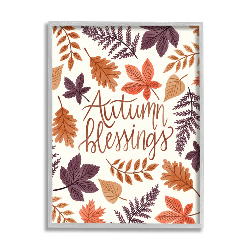 Feuilles de fougère d'automne - 310, H 30 po x l 24 po x P 1,5 po, Estampe numérique Farmhouse