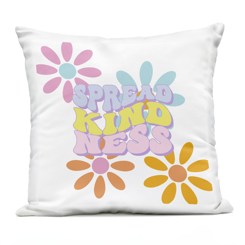 Coussin Groovy Spread Kindness Design par Jesse Keith