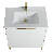 Dashae 30'' Single Bathroom Vanity with Ceramic Top-491720599