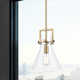 Coterie Single Light Glass Dimmable Pendant