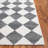 Ebony Hand Tufted Wool Pile Checkered Rug-95854282
