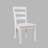 Alper Modern Farmhouse Five Piece Round-to-oval Dining Set With Ladderback Chairs - White-1281991154
