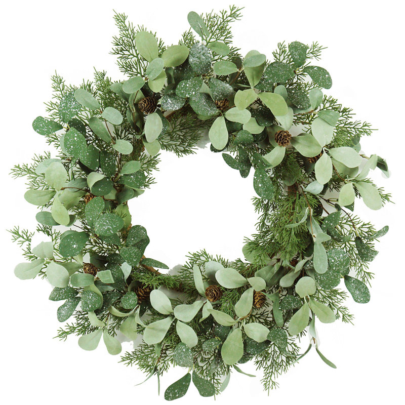 D24 po - couronne de feuillage / cèdre, vert