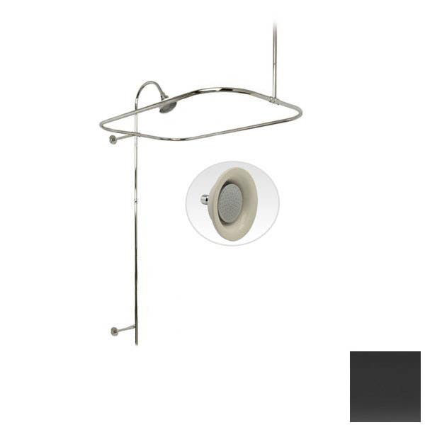 Système de douche complet, Noir mat