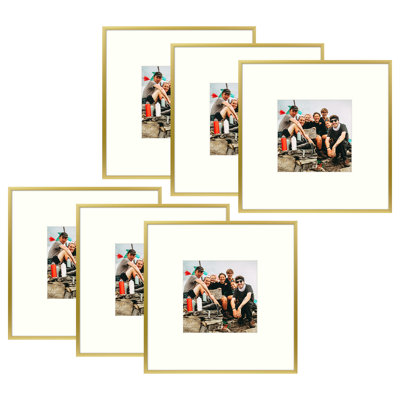 Drennon Metal Picture Frame, Aluminum Photo Frames for Table Top and Wall Mounting