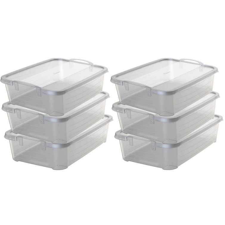 Life Story Clear Stackable Closet Organization & Storage Box, 34