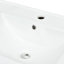 Meuble-lavabo sur pied 24 po avec lavabo en céramique, meuble-lavabo moderne avec 3 tiroirs et meuble-lavabo autoportant avec lavabo simple (identique à SW000108AAP)