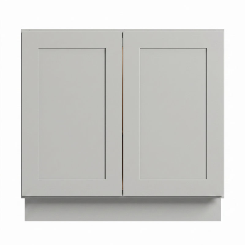 Armoire de cuisine Modern Shaker, cadre en bouleau massif et boîte en contreplaqué, glissières et charnières à fermeture en douceur, tailles modulaires pour une disposition personnalisée (12 po à 36 po)