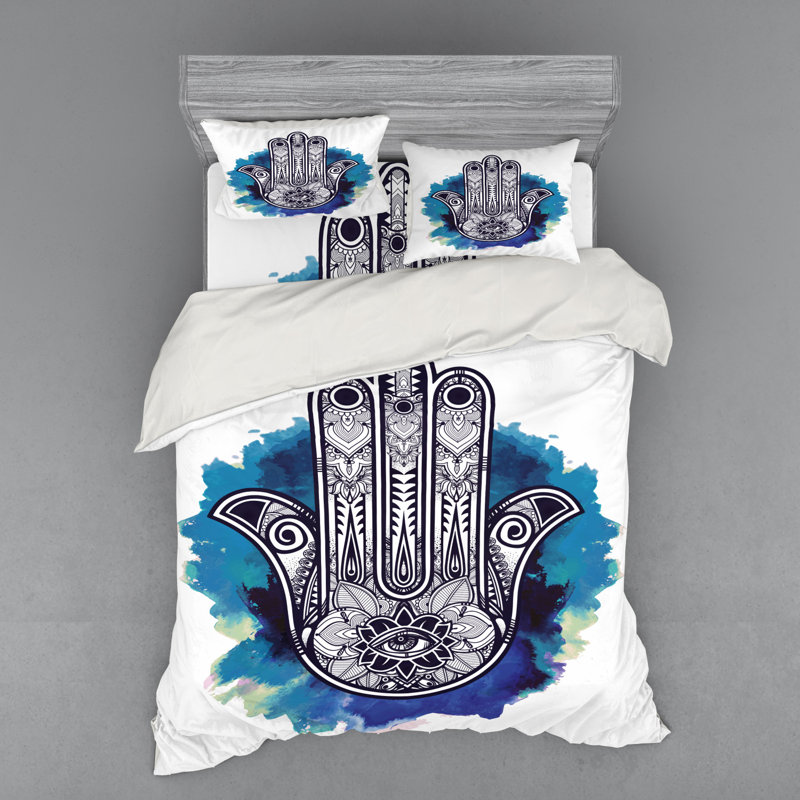 Eclectic Polyester Paisley Duvet Cover
