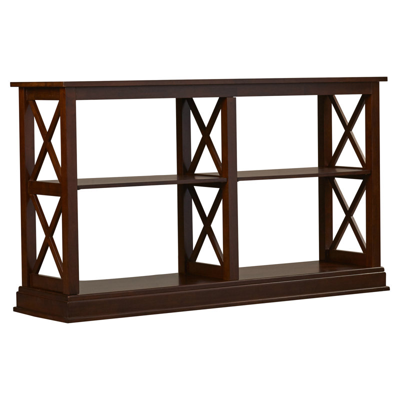 Console en bois massif de 60 po Rossitano, Espresso