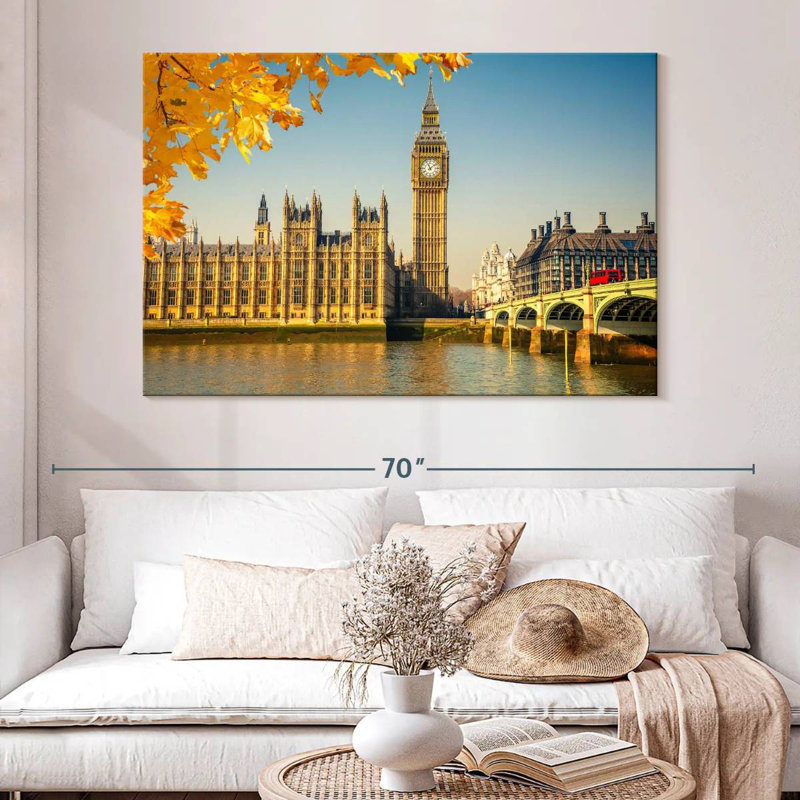 Ravi ensoleillé à Westminster, H 34 po x l 51 po
