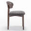Chaise d'appoint rembourrée en bois massif-1795384392