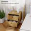 40cm W Steel Bedside Table