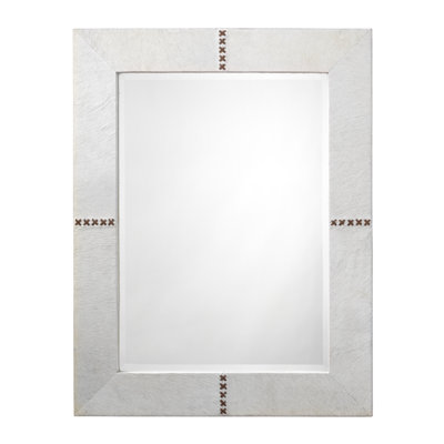 Cross Stitch Beveled Wall Mirror