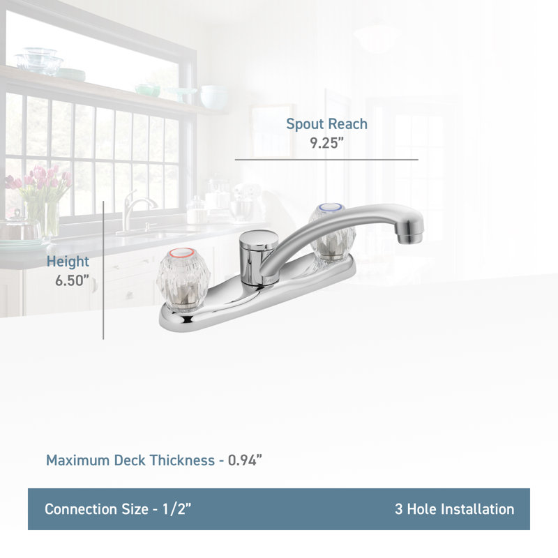 Chateau Double Handle Kitchen Faucet