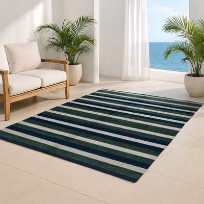 Tapis intérieur / extérieur gris HorizontalStripes