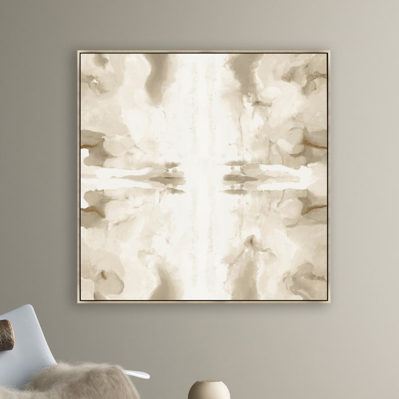 Decalcomanie V Print by Giselle Kelly, 25.5" H x 25.5" W x 1.5" D, Image Gel Brush
