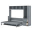 Lit escamotable Murphy avec placard et tiroirs-1743707903