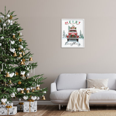 Art de giclée encadrée de voiture Merry
