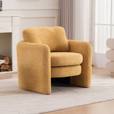 Chaise de coin arrondie moderne - convient à de nombreux cas de figure, siège simple élégant pour les espaces modernes