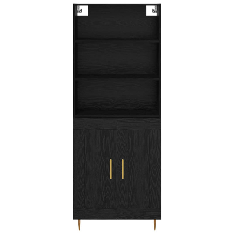 69.5cm Sideboard, Black Oak