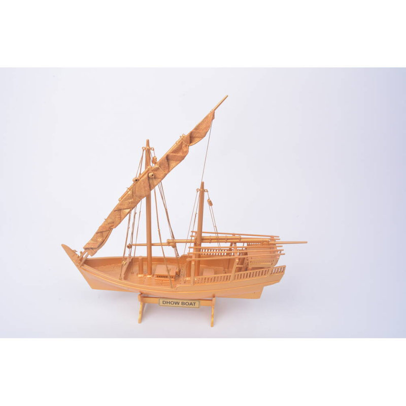 Golden Dhow 12 Inches L Ship Model