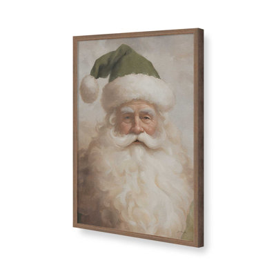 Père Noël par Jo Moulton, reproduction d'art sur toile
