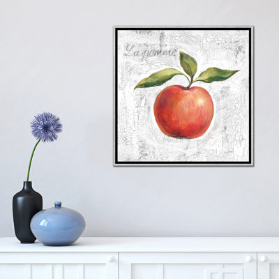 «La Pomme on White» par Silvia Vassileva - reproduction d'art