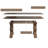 Sintered stone ash dining table set-109663807
