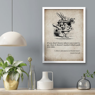 " Alice In Wonderland Cheshire Cat Beauty Quote "