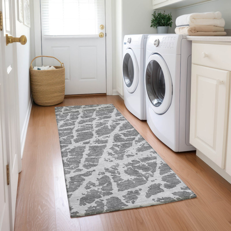 Kyrie Abstract Indoor / Outdoor Rug, Runner 2'3" x 7'6"