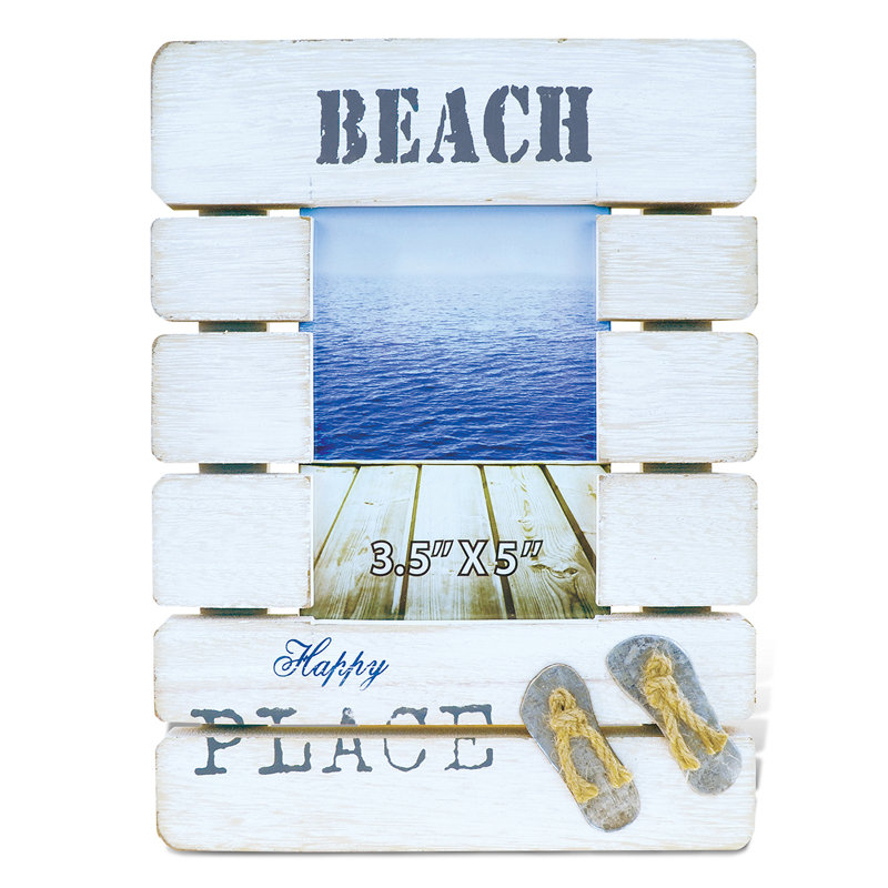 Lyon White Wood Matte Picture Frame