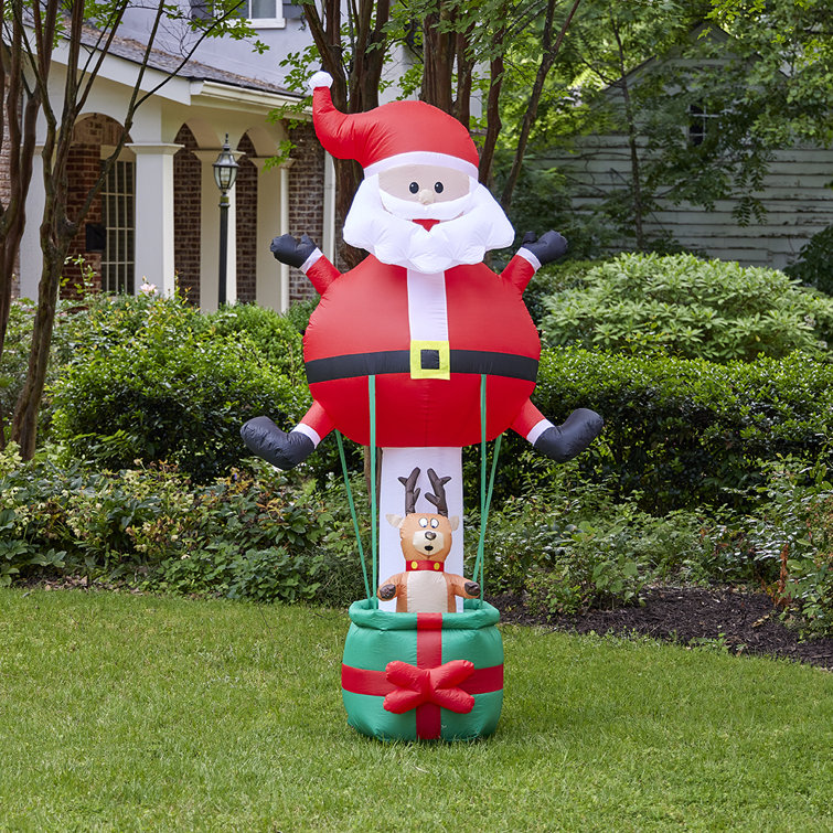 Hot Air Balloon Santa Inflatable