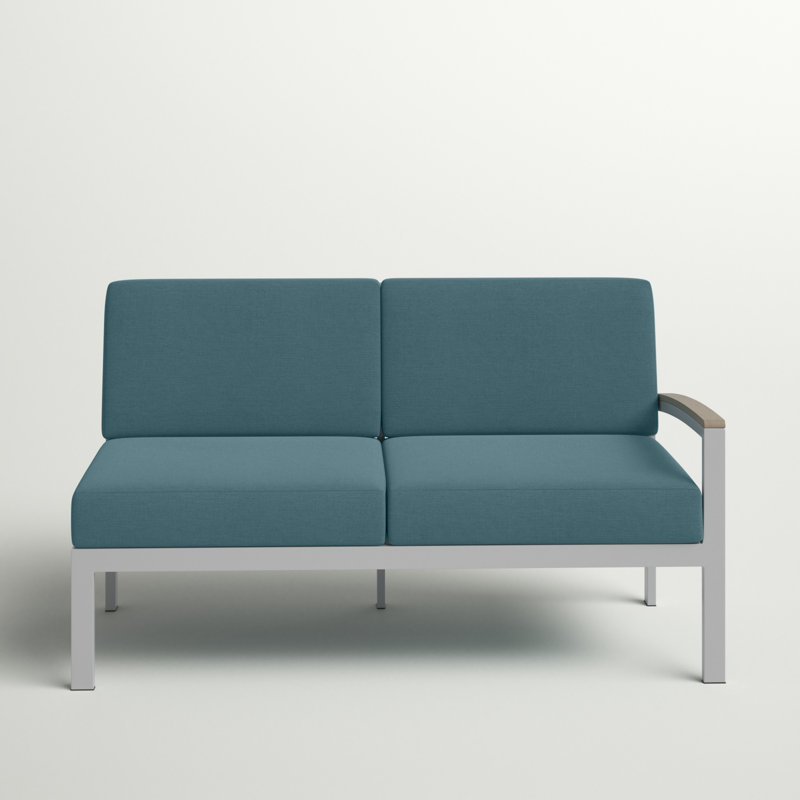 Travira Modular Loveseat (Left), Ice Blue